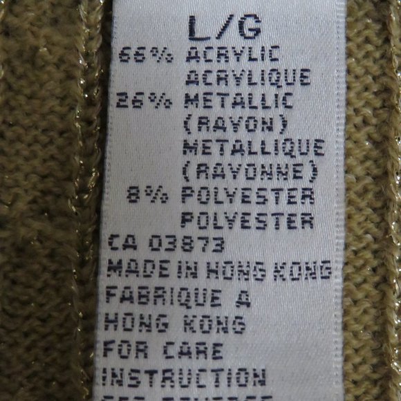 Braemar* Long Sleeve Turtle Neck Split End Hem Ribbed Pullover Sweater~‎ Large - Picture 5 of 9